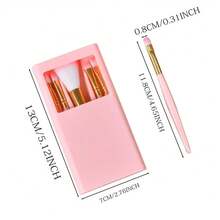 1pc Customized Personalized Makeup Brush Set, Durable Plastic Material, Unique Gift For Her, Valentine's Day, Mother's Day, Birthday, Back To School, Graduation, Anniversary, Bridesmaid's Gift - one-size - View 9