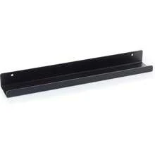 Vinyl Record Display Rack - Floating Metal Shelf - Wall Mounted To Showcase Your Favorite Records - Also Serves As Photo Or Book Shelf - Fits All Vinyl Records (Black)