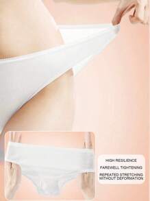 Ropa interior desechable para mujeres, Bragas triangulares desechables para mujeres, Adecuado para uso diario, Bragas antibacterianas independientes para mujeres para viajes y viajes de negocios, Pantalones cortos desechables para mujeres