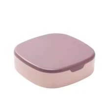 A Solid-Color TPR Mini Jewelry Box, A Portable Travel Organizer With A Mirror, Lightweight And Dust-Proof, Suitable For Storing Necklaces, Rings And Earrings, The Perfect Gift For Girls.