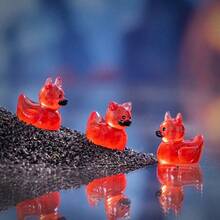 6/10/20pcs Halloween Devil Duck Mini Landscape Moss Decor DIY Accessories, Resin Crafts, Ducks, Rubber Ducks, Duck Figurines, Mini Ducks, Small Resin Animals - Multicolor - View 6