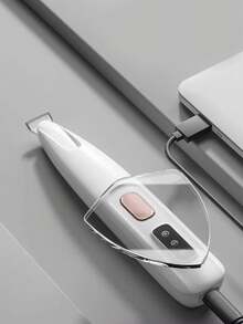 专业宠物美容剪刀带 LED 灯 - 18 毫米刀片宽度，电池/USB 供电，可充电锂聚合物，适用于狗和猫，私密和个人区域剃须刀，低噪音和防水，USB 可充电电动修剪器带 LED，适用于爪子、眼睛、耳朵、脸部、臀部，小狗喂养，猫用品，狗用品，动物母亲节礼物 - 彩色 - 查看 9