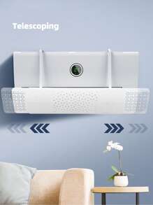 1pc Air Conditioning Windbreak Board, Universal Model, 3-In-1 Adjustable, Wind Shield, Air Conditioning Anti-Direct Blown, Suitable For Air Conditioner, Applicable To Children And Postpartum Women, Anti-Condensation