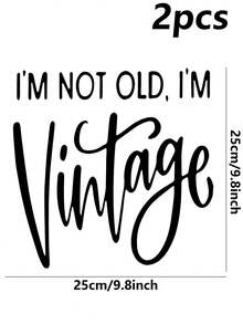 1 Stück vintage Buchstaben Wärmeübertragung Aufnäher - Bügelaufkleber zum Selbermachen für T-Shirts, Jeans, Rucksäcke - waschbare Polyester Applikation in Schwarz/Weiß