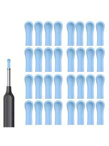 Silicone Ear Spoon Replacement Tips, Universal Wax Removal Spoon, Reusable And Washable, 3.73 X 0.3 Cm, No Electricity Or Batteries Required