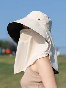 1 Versatile Hat With Wide Brim, Good Breathability, Protects Neck, Covers Face, Sun-Shading & UV Protection, Sweet & Fashionable, Suitable For Outing, Travel, Outdoor Activities, Cycling, Hiking