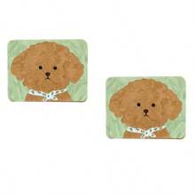 1pc Minimalist Puppy Pattern Mini Mouse Pad, Cute Cartoon Oil Painting Style, Small Size Convenient Office Mousepad For Lady