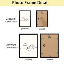 1 件可选画框帆布墙面艺术海报，现代简约名言风格，客厅卧室书房餐厅客厅装饰，室内装饰，墙面装饰艺术，家居壁挂桌面展示相框礼品