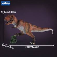 Juego de juguetes de dinosaurios gigantes, grandes juguetes de dinosaurios realistas para niños de 3 a 5 años - Regalos perfectos de dinosaurios para niños en cumpleaños - Figuras de juguete de dinosaurios con detalles pintados a mano - Figuras de dinosaurio gigantes