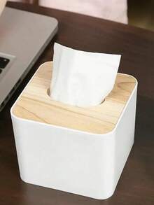 1 Stück Taschentuchbox im europäischen Stil, kreative Servietten-Ablage, Holz Aufbewahrungsbox, Haus Geschirr Box, Servietten Box, Wohnzimmer, Esszimmertisch, Inneneinrichtung und Lagerraum, Schlafzimmer Dekoration, Küchenutensilien, Reisen, Badezimmer Deko, Badezimmer Accessoires, Sommer