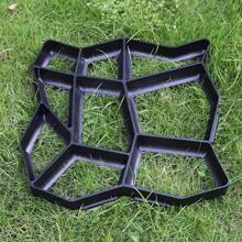 1 pièce Moule réutilisable pour pierre de passage, moule en plastique pour béton de 34,98 x 34,98 cm, pierre de passage DIY pour allées, pelouses, jardins, moule à ciment de pavage sans électricité