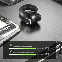 Single Bone Conduction Wireless Earphone, Open-Ear Design, Suitable For Sports Like Running And Cycling, With Noise-Proof Function - Multicolor - View 11