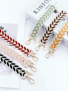 Stylish Embroidered Wrist Phone Strap | Summer Chic Short Hand Lanyard | Lightweight & For Daily Looks & Vacation Gifts For Mother, Family, Friends, Birthday, Holiday Phone Charm, Phone Chain