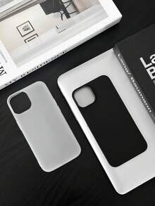 Set de 4 fundas de teléfono mate 2 en 1, nuevos modelos de fundas de teléfono con doble protección en negro, blanco, rosa, rojo rosa compatibles con - Multicolor - Ver 6