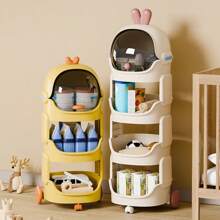 2025 New Design Cute And Big Room Storage Cabinet Bathroom Living Room Home Organizer Rack Toy Storage Rack