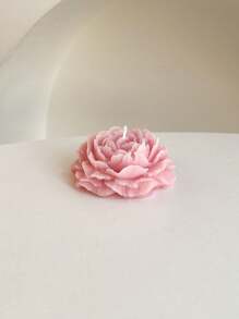 1 pieza Vela con forma de flor, vela estética con forma floral, vela de cera de soja fría, vela hecha a mano minimalista, vela decorativa para el hogar, spa, yoga, decoración de cumpleaños, boda, fiesta, regalo, set de velas, regalo, regalo para mujer, regalo para mejor amiga