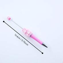 6pcs New Arrival Hot Selling Faux Pearl Beaded Ballpoint Pens, Jewelry Making DIY Accessory Kit, Focal Point Beads, Student/Teacher Festival Gift - Multi-color Random Distribution - View 8