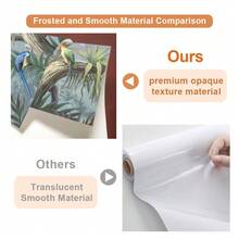 1 pieza Mural decorativo de 180X90 con escena pastoral clásica retro de bosque tropical, pájaros y arco, decoración de pared bohemia para interiores, resistente al agua, para decoración de sala de estar, dormitorio, baño y hogar