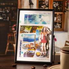 Tomato-jam Girl 1 本书 30 张复古风格咖啡店主题贴纸书籍剪贴装饰剪贴簿 DIY 拼贴卡片标签装饰剪贴簿艺术日记个性化笔记本素描本办公室和学校用品、学校用品、返校 - 1本 - 查看 8