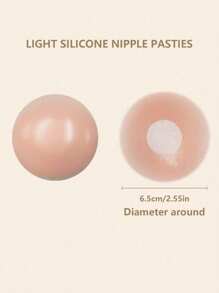 1/5/10 Reusable Silicone Nipple Strips For Women, Nude, With Silicone Breast Lift, Non-Slip/Breathable Seamless Self-Adhesive Invisible Nipple Strips, Strap, Lingerie And Lingerie Accessories, Outdoor Sports, Skin Tone/Light Pink/Bra Lift, Skin Tone, Wedding, Halter Top With Anti-Sag, Push-Up/Round/Flower Shape