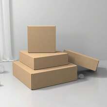 7x6x3 Inch Shipping Boxes Pack Of 25,Brown Corrugated Cardboard Box Mailer Boxes For Packaging Small Business Shipping,Boxes For Birthday Wedding Party Gift Giving (7 X 6 X 3) - 7 x 6 x 3 - View 4