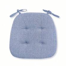 1 件纯色亚麻防滑椅垫 - 通用座垫，四季皆宜，易于清洁，家庭餐椅垫 - 必备家居用品房间装饰美学房间装饰家居装饰客厅装饰办公椅返校学校用品椅枕垫游戏椅