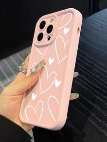 5pcs Pink Phone Case Set, Compatible With IPhone 17, 17 Air, 17 Pro, 17 Pro Max, Includes Charger Head, Data Cable, Lanyard