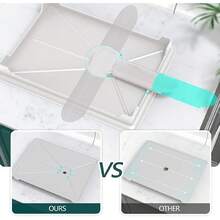 Dish Drying Rack, 2 Tier Dish Racks For Kitchen Counter, Large Dish Drying Rack With Drainboard & Utensil Holders, Rust-Proof Dish Drainers,Kitchen Organization-Cb - Hồng - Xem 3
