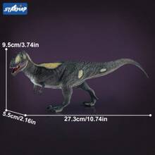 Juego de juguetes de dinosaurios gigantes, grandes juguetes de dinosaurios realistas para niños de 3 a 5 años - Regalos perfectos de dinosaurios para niños en cumpleaños - Figuras de juguete de dinosaurios con detalles pintados a mano - Figuras de dinosaurio gigantes