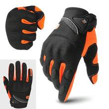 1 Paio di Guanti da Moto Estivi Traspiranti, Guanti da Ciclismo Touch Screen, Guanti da Motocicletta a Dita Intere, Protezione per Sport all'aperto, Guanti da Guida Protettivi per Bici, Guanti da Corsa Moto, 5 Colori