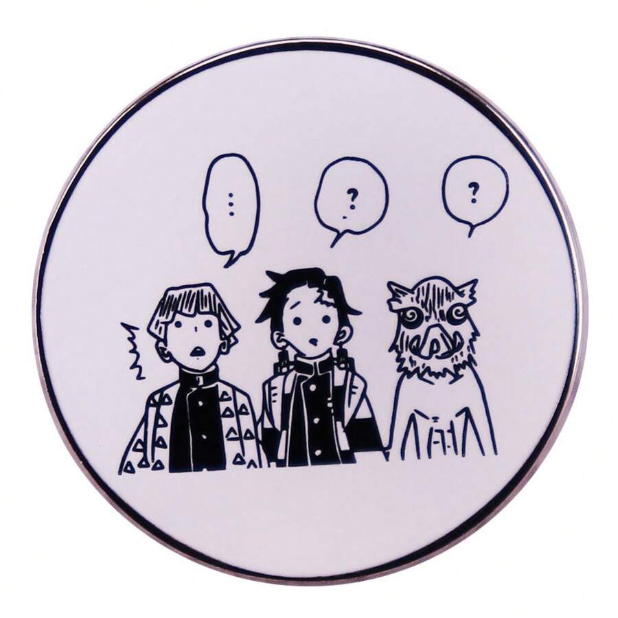 Ghost Extinguishing Blade Brooch Backpack Clothes Hat Animation Badge - Multicolor - View 1