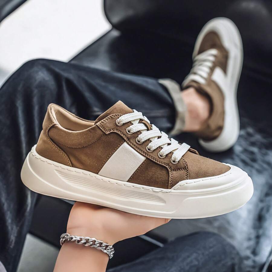 Herr Casual Athletic Shoes - Kaki - Visa 1