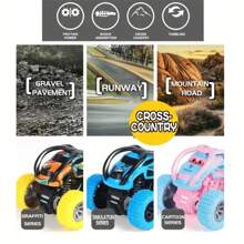 Four Wheel Drive Inertia Off-Road Vehicle - Drop Resistant And Anti Bounce Vehicle - Rolling Stunt Sports Car - Children's Drop Resistant Toy Car - Stunt Rolling Car - Halloween Gift - Christmas Gift - Holiday Gift