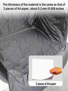 1pc Single Layer 210T Taffeta Water Resistant Anti-Dirty & Wear-Resistant Car Trunk Seat Cover