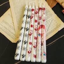 European Halloween Creative Long-Stem Candle Horror Atmosphere Creator For Ghost Festival Party Lighting, Long Candlestick