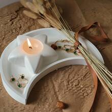 1pc Star Shaped Candle Mold, Multi-Functional