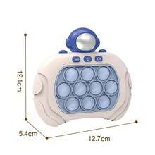 1 套全新原装快速推游戏机布朗熊弹出式泡泡电子弹出游戏 4 种模式轻型抗压玩具，适合成人青少年礼物，带盒（部分配件款式和颜色随机）圣诞礼物 - 棕色 - 查看 9