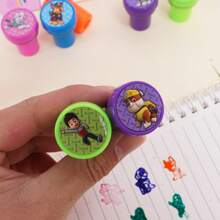 Paw Patrol 10 Pcs Paw Patrol Seal Stamp Cartoon Chase Action Figures Colorful Pattern Birthday Gifts,Anime Stamps For Boys And Girls, Perfect Decorative Pattern Gifts - The Perfect Party Gift, A Holiday Gift For Fans(Random Style)