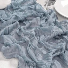 1pc/5pcs 90*180cm Solid Color Table Runner, Minimalist Polyester Table Liner Decoration, For Dining Table