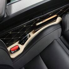 Car Seat Gap Filler Universal For Cars SUV Truck Fit Organizer Gap Blocker With Cell Phone And Lip Balm Organizer Fills The Gap Between The Seat And Console To Stop Items From Falling