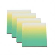 200 Sheets Of Graduated Glitter Translucent Sticky Notes - Waterproof, Self-Adhesive, Residue-Free, Transparent Bookmarks For Notes And Gifts, 3x3 Inches, Great For Books, TV Scripts And Creative Stationery, School Supplies,Back To School - Flash - View 14