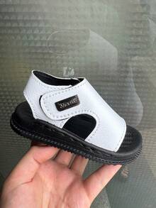 儿童/男童迷彩印花沙滩凉鞋，防滑，耐磨软底，学生钩环运动凉鞋