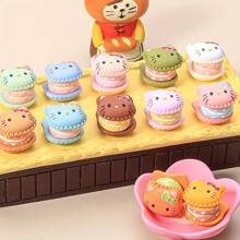 Sanrio Estuche sorpresa Sanrio - Colección de mini macarons de Hello Kitty, juguetes coleccionables adorables con accesorios DIY, apropiado para decorar estuches de teléfono, refrigeradores y habitaciones, agregando un toque encantador y lindo a tu hogar