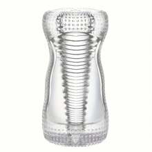 Sex Toy Transparent Spiral Masturbator Featuring Large And Small Spiral Inlets For Enhanced Training, Wavy Increasing Pressure Design Ideal For Men's Exclusive Stress-Relief Night.