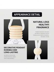 1pc 8ml Car Aromatherapy Pendant Air Freshener, A Must-Have For Summer Vacations, Suitable For Daily Driving And Traveling. Cute Car Air Freshener, Fashionable Nordic Design Pendant, Elegant Feminine Car Decoration, Plant Fragrance, The Perfect Boyfriend Gift For Your Girlfriend, Bringing Long-Lasting Fragrance - Multicolor - View 6