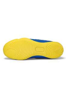 TACHUAN 1 Pair Men's High-Top Professional Boxing Shoes, Wrestling Training Boots, Muay Thai Kickboxing Shoes, Fitness Martial Arts Sneakers - Blue - View 5