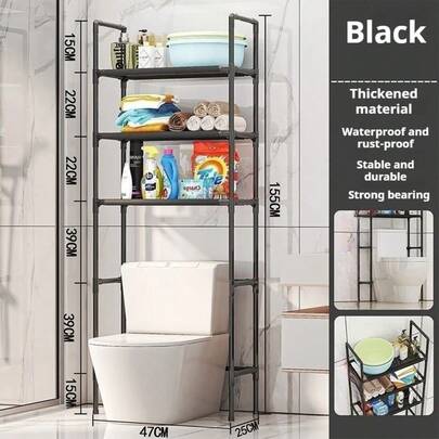 Floor Standing Storage Rack Bathroom Increases Space Saving Multi Bathroom Storage Racks Without Holes Laundry Rack