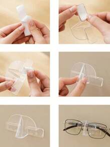 1/3 Stücke Brillenaufbewahrungsregal, Bad und Nachttisch Anti-Druck Wandmontage Sonnenbrille Präsentationsregal, minimalistisches Brillenregal