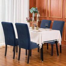 Paquete de 6 Fundas para Sillas de Comedor,Cubre Sillas elásticas y transpirable,íbles y lavables,antideslizantes,resistentes al desgaste,adecuadas para restaurante,hotel,comedor, ceremonia(gris) CFKS