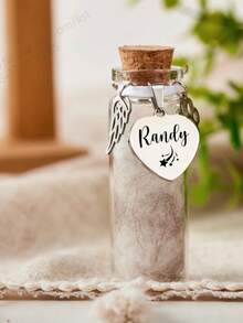 Pet Fur Memorial Jar - Airtight Stainless Steel Keepsake Urn For Ashes/Hair, Laser Engraved Name & Paw Print, Loss Of Pet Comfort Gift - Multicolor - View 5